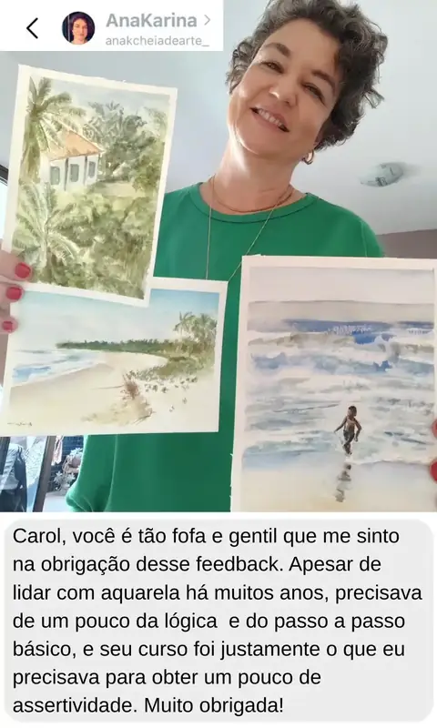 Depoimento de aluna