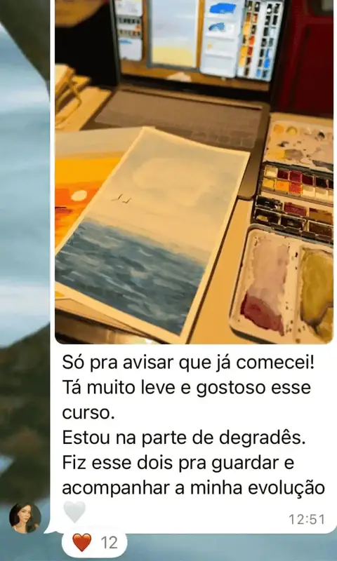 Depoimento de aluna