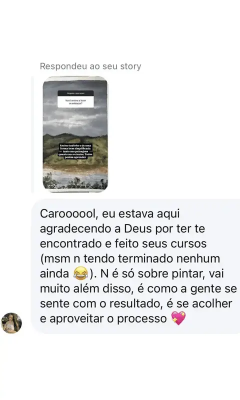 Depoimento de aluna