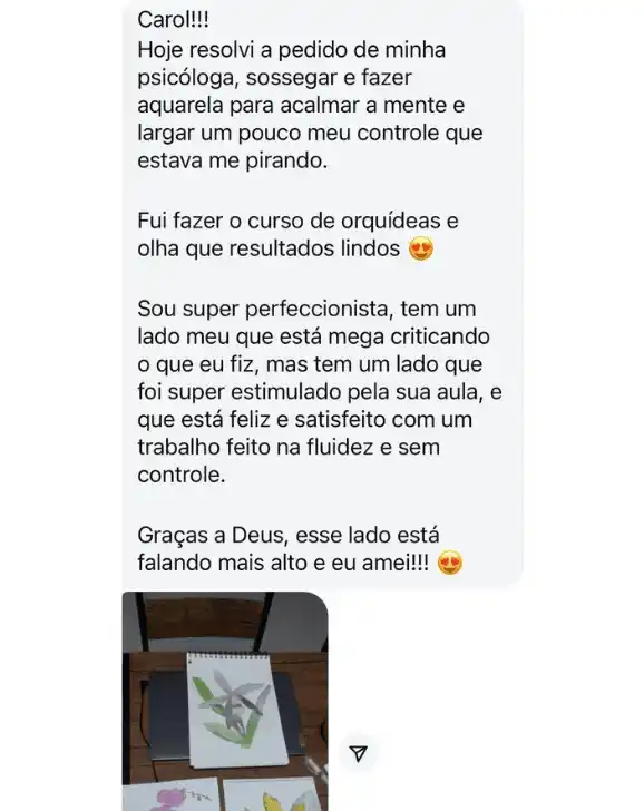 Depoimento orquideas